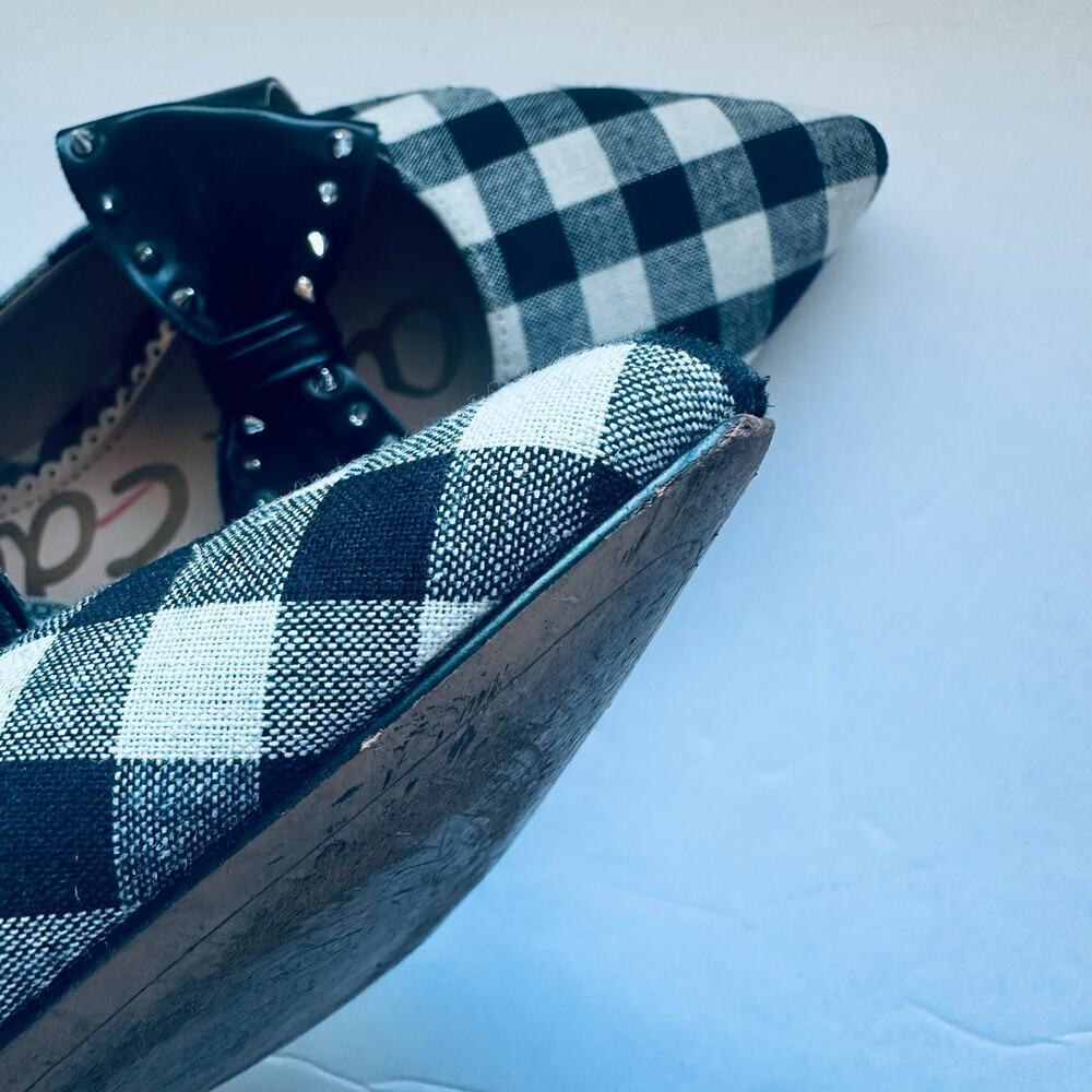 **CLOSET CLEAR OUT** Sam Edelman Rupert Plaid Ballet Flat - 9.5 - Picture 6 of 9